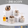 China supplier creative gift hollow decor ceramic aromatherapy oil burner